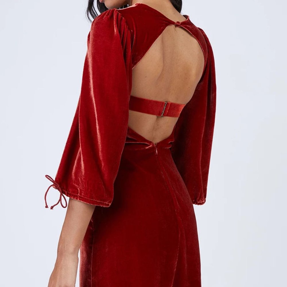 NWT For Love & Lemons Nadine Mini Dress - Picture 2 of 8